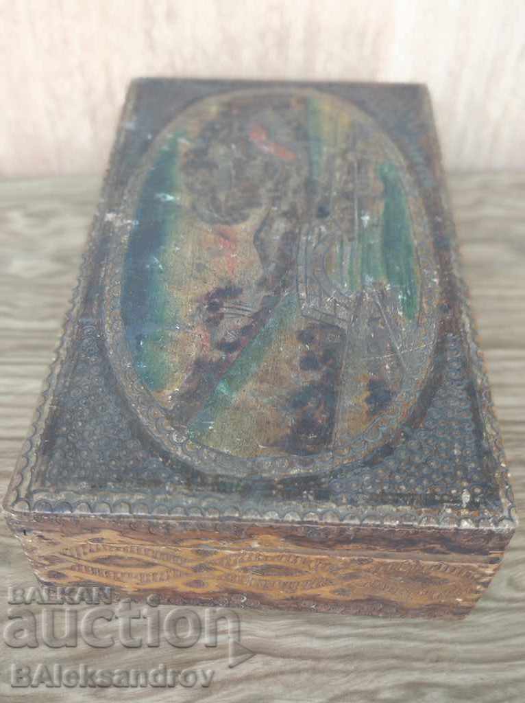 Доставка на Пирографирана дървена кутия Доставка на Пирографирана дървена кутия