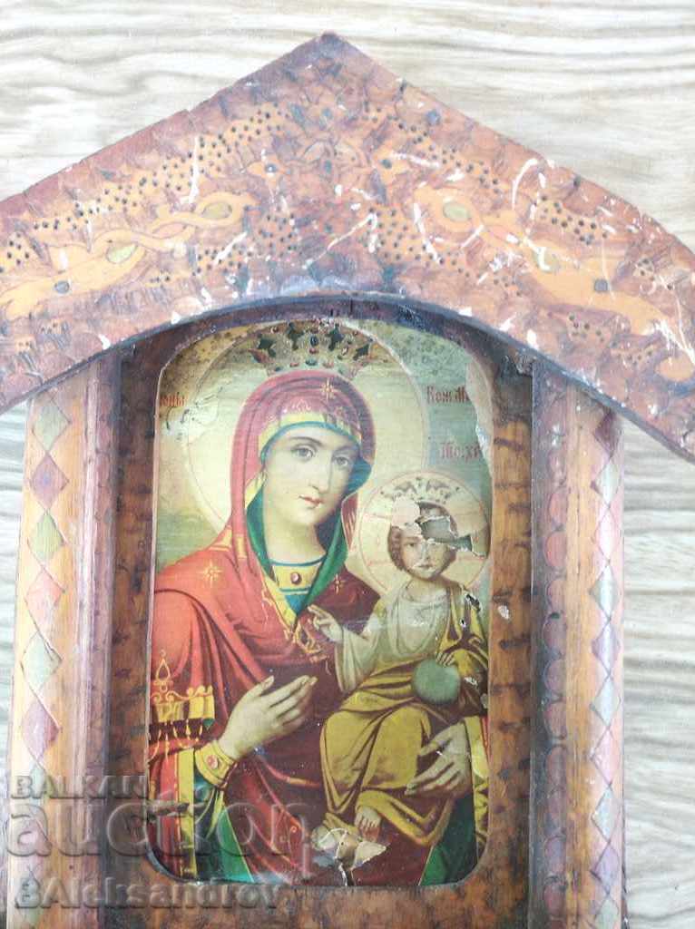Vechi iconostas de casă Vechi iconostas de casă