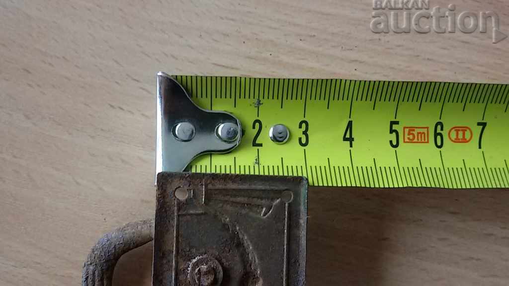 hardware handle from antique chest of drawers - 6