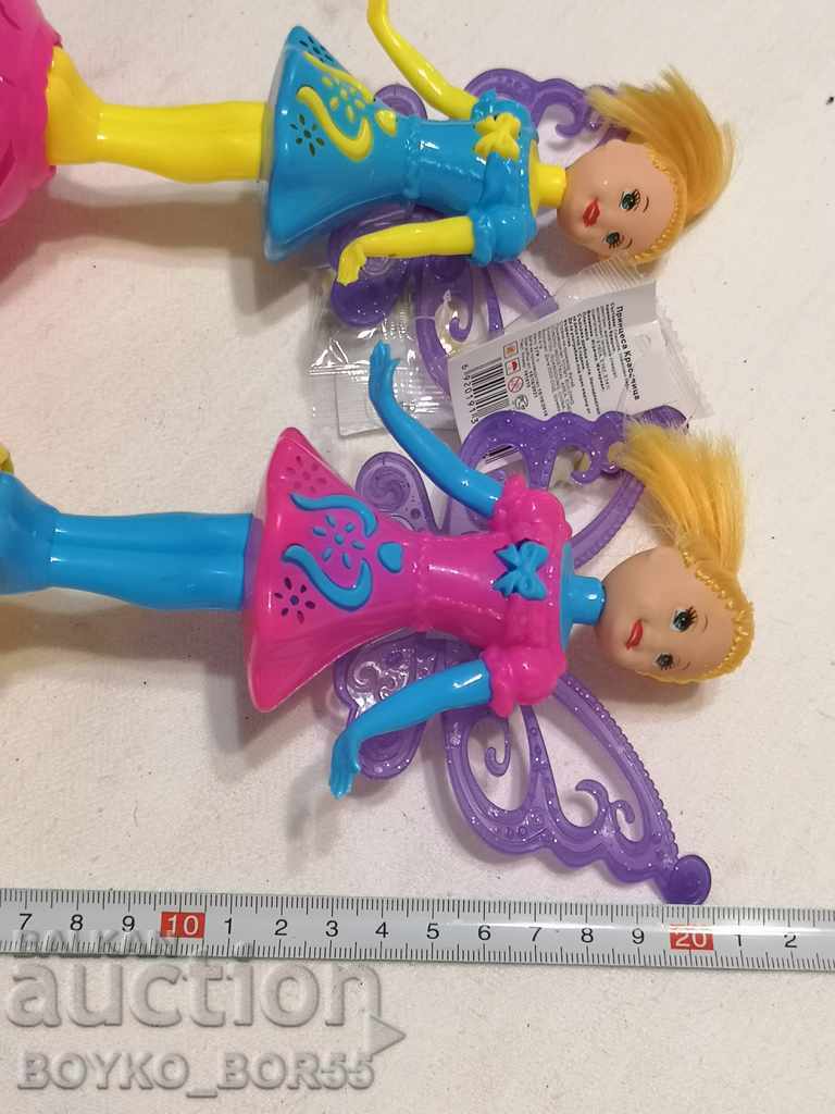 Παιδικά κορίτσια λαμπερά κινούμενα παιχνίδια πριγκίπισσες με τιμή 28.00 BGN | € 14.32