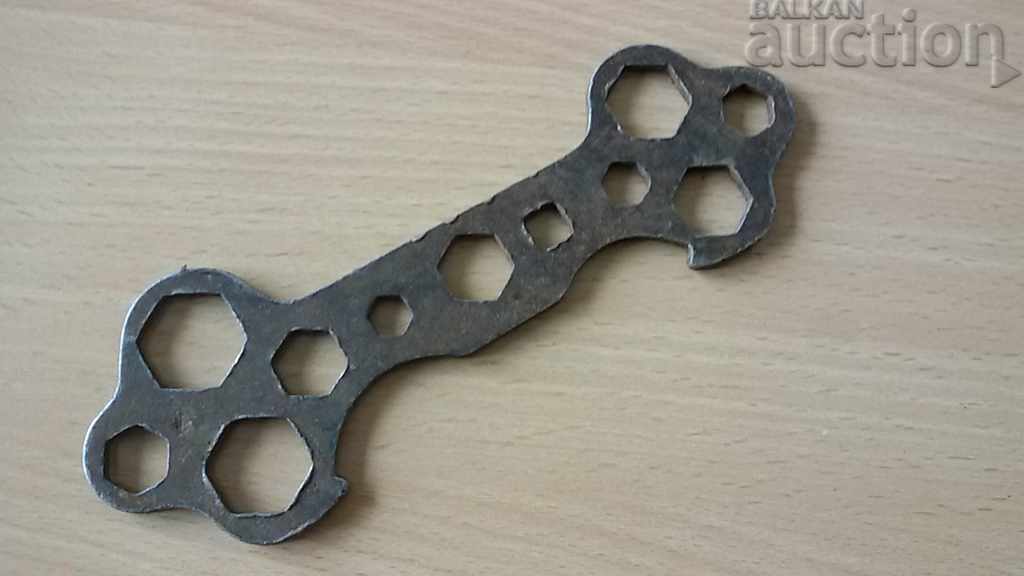 combined wrench from a vintage bicycle wheel with price 10.00 BGN | € 5.11 combined wrench from a vintage bicycle wheel with price 10.00 BGN | € 5.11