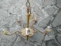 Old bronze chandeliers