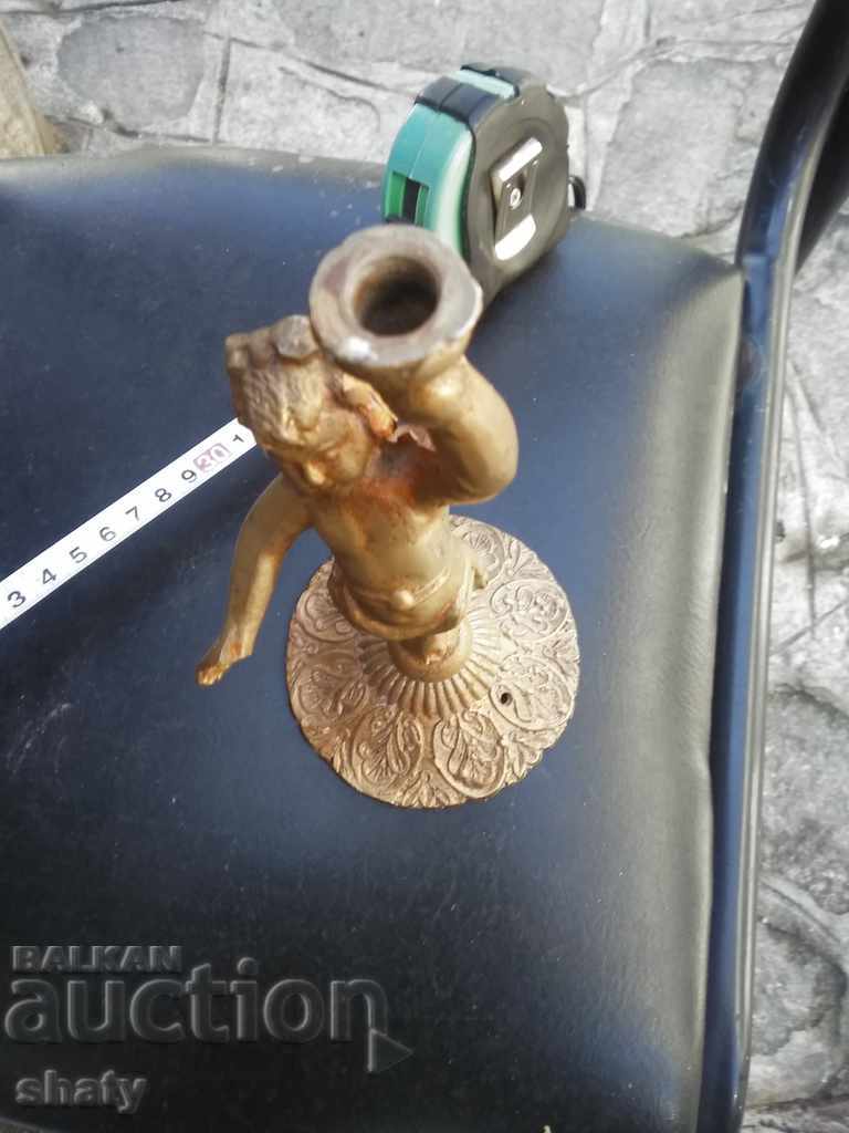 Old bronze candlestick. Bronze lamp with price 60.00 BGN | € 30.68 Old bronze candlestick. Bronze lamp with price 60.00 BGN | € 30.68