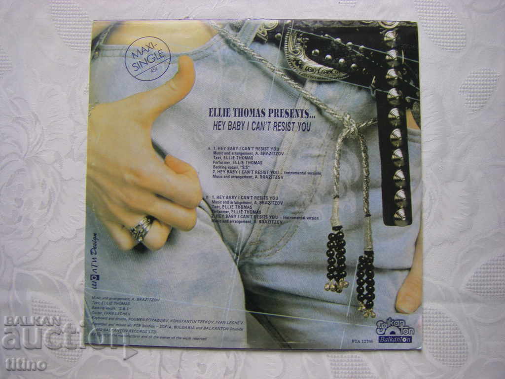 Livrarea ВТА 12766 - Ellie Thomas prezintă - Hey Baby I Can't Resist Livrarea ВТА 12766 - Ellie Thomas prezintă - Hey Baby I Can't Resist
