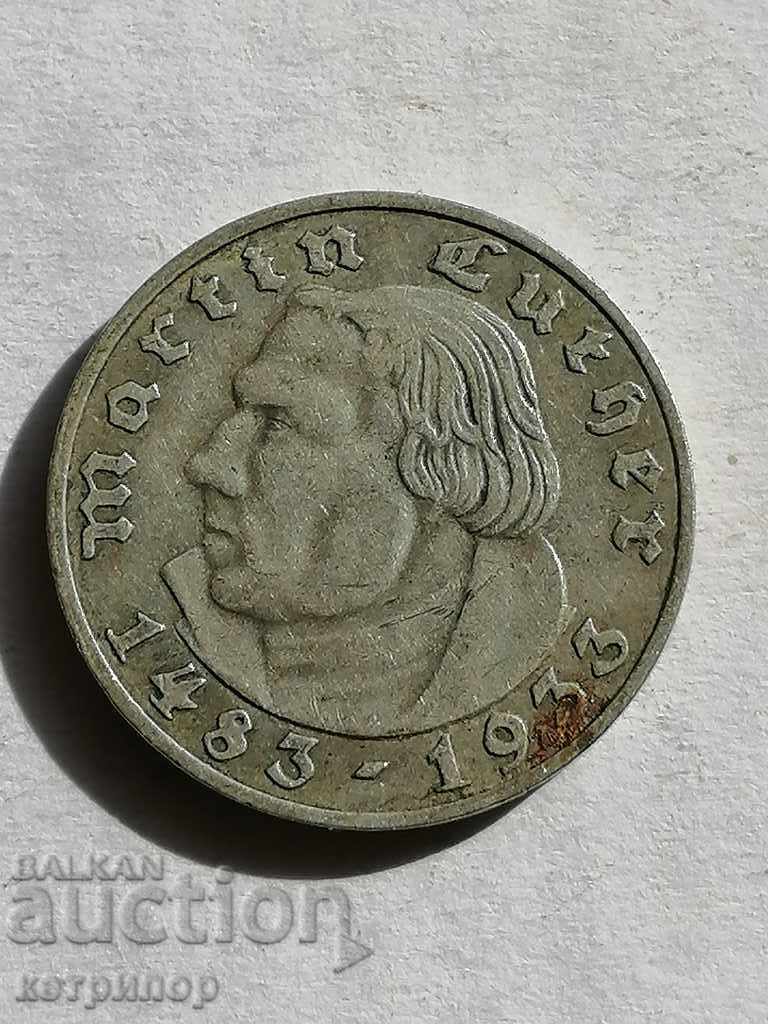 2 timbre Germania 1933 A Martin Luther argint. cu preț € 45.00 | 88.01 BGN
