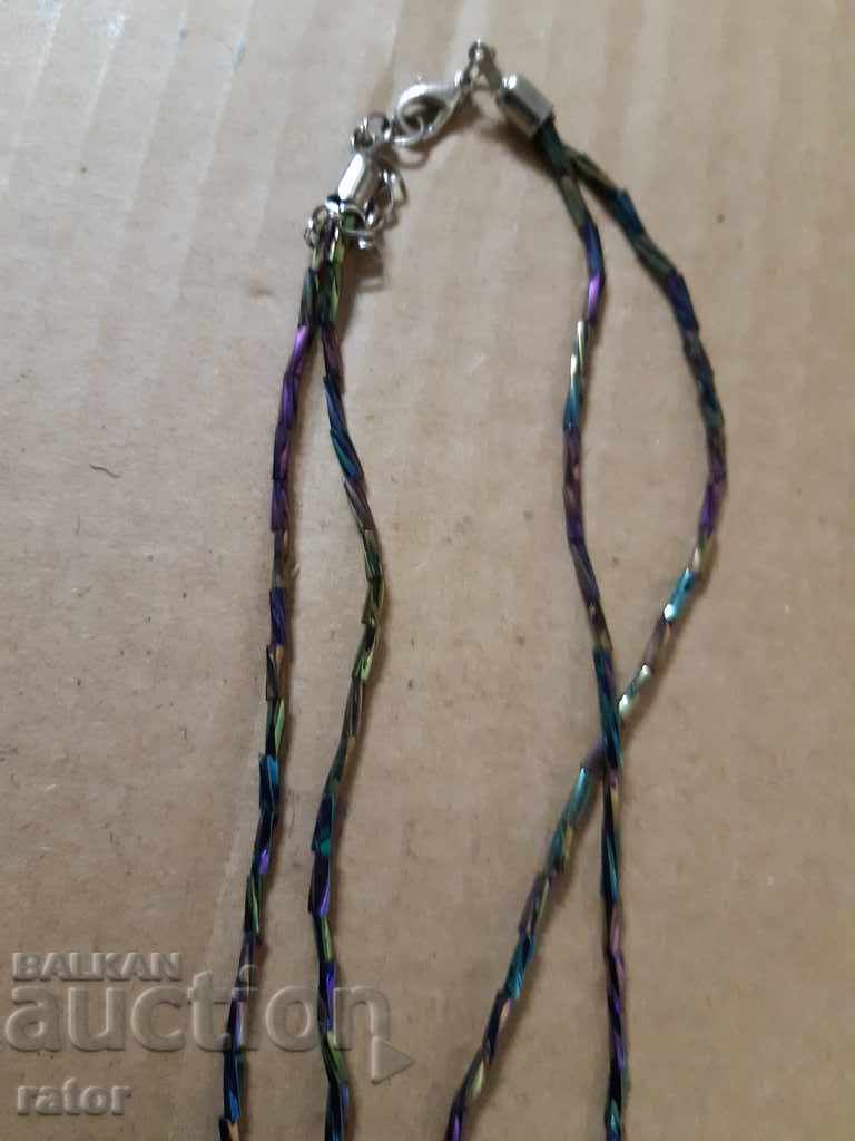 Necklace, necklace, necklace - glass, mother of pearl - 6 Necklace, necklace, necklace - glass, mother of pearl - 6