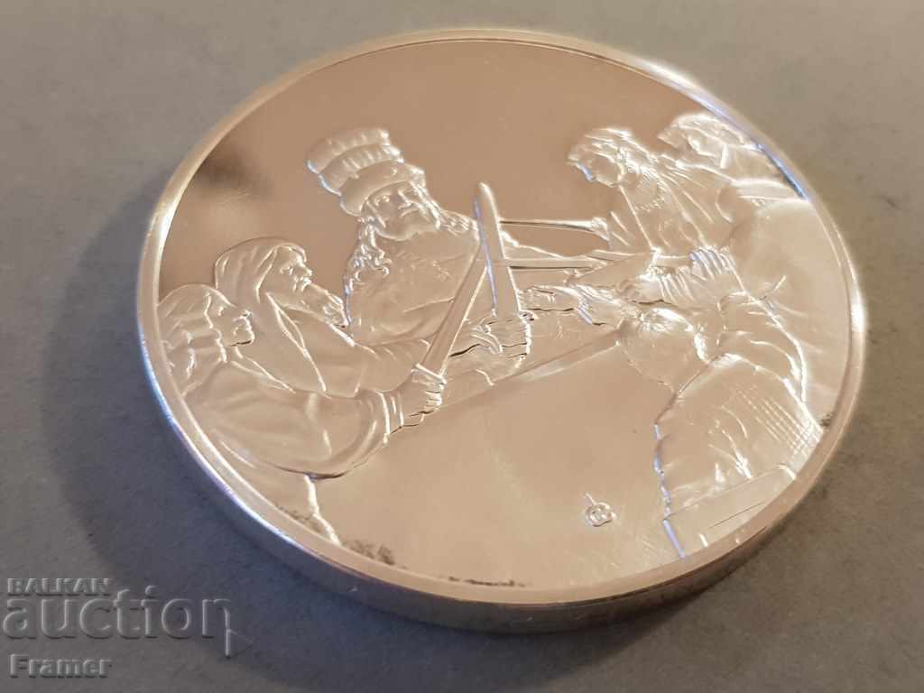 2 oz 2 OZ SILVER PLAQUE The Conspiracy of Civilis Rembrandt with price 260.00 BGN | € 132.94