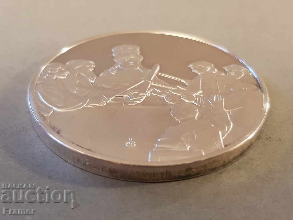 Auction  2 oz 2 OZ SILVER PLAQUE The Conspiracy of Civilis Rembrandt