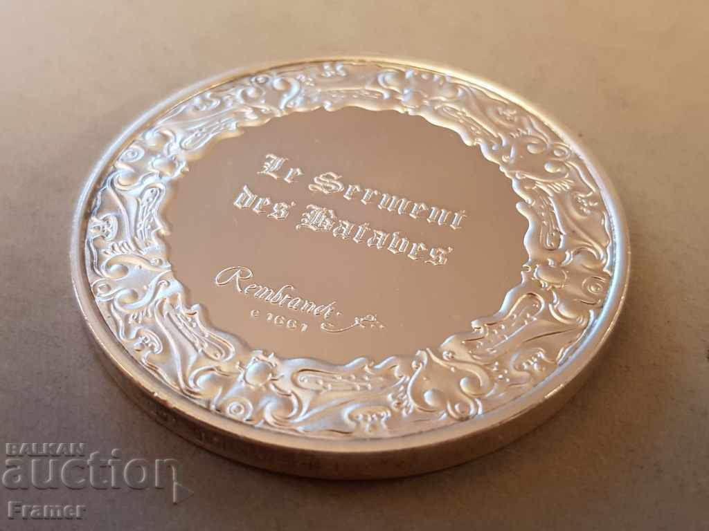 2 унция 2 OZ СРЕБЪРЕН ПЛАКЕТ Заговорът на Цивилис Рембранд - 5