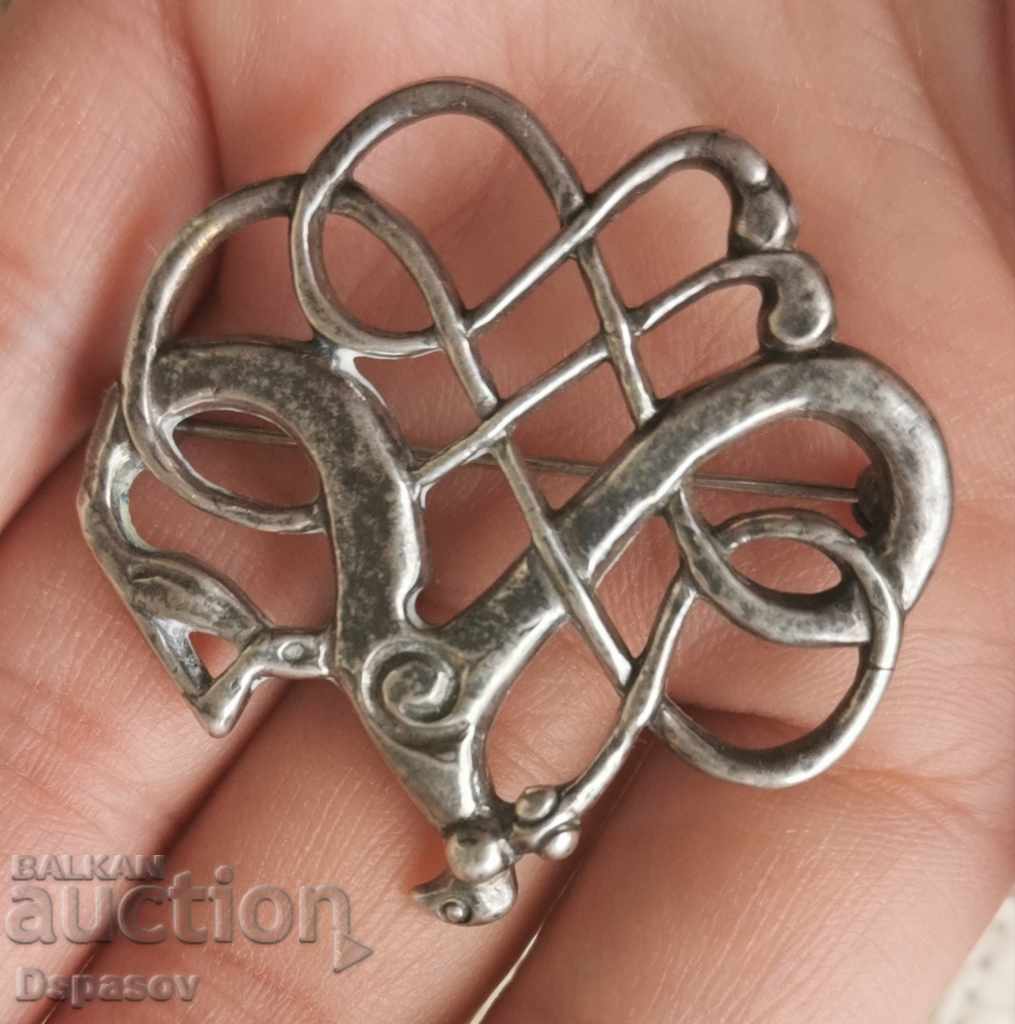 David Andersen Branded Brooch Symbol of the Vikings