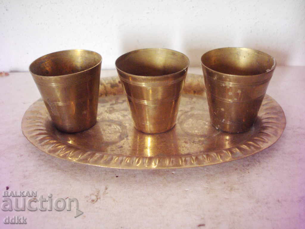 Old brass set 6