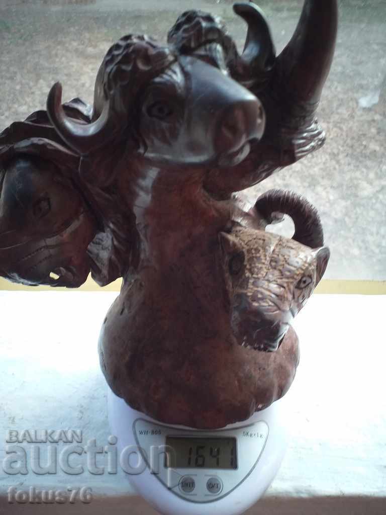 Delivery of Amazing unique ebony tree figurine african animals Delivery of Amazing unique ebony tree figurine african animals