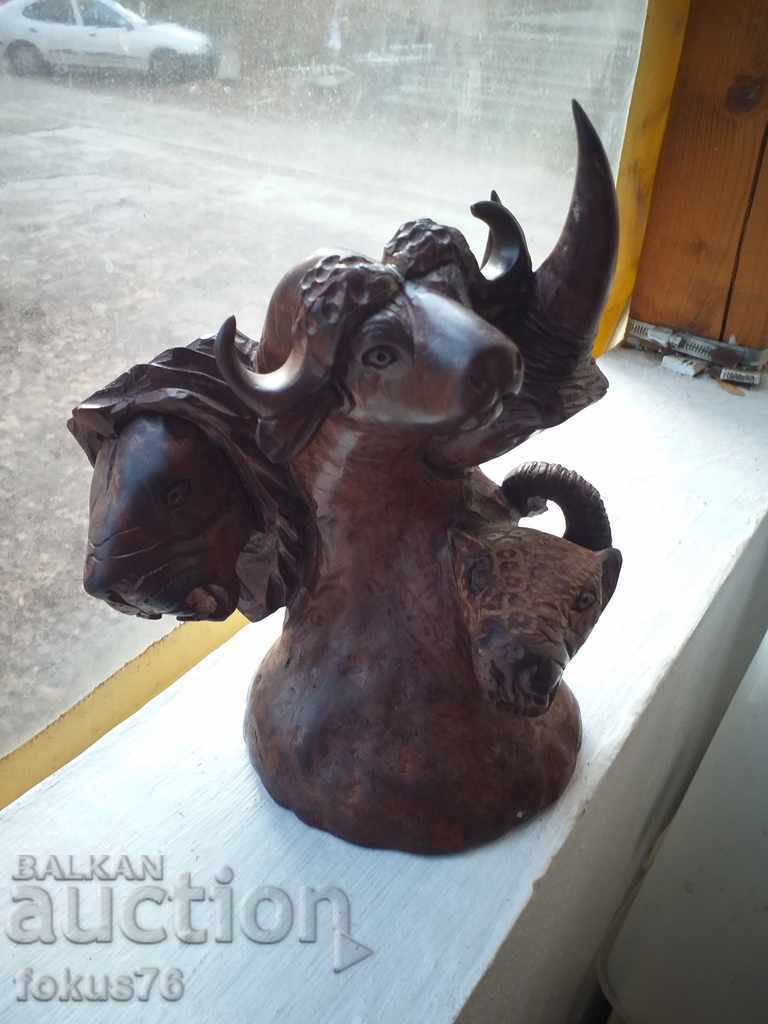 Amazing unique ebony tree figurine african animals - 5 Amazing unique ebony tree figurine african animals - 5