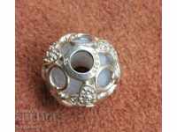 Silver Pendant Talisman for Agate Bracelet
