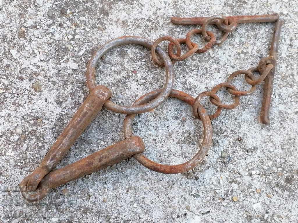 Antique reins, wrought iron reins - 6 Antique reins, wrought iron reins - 6