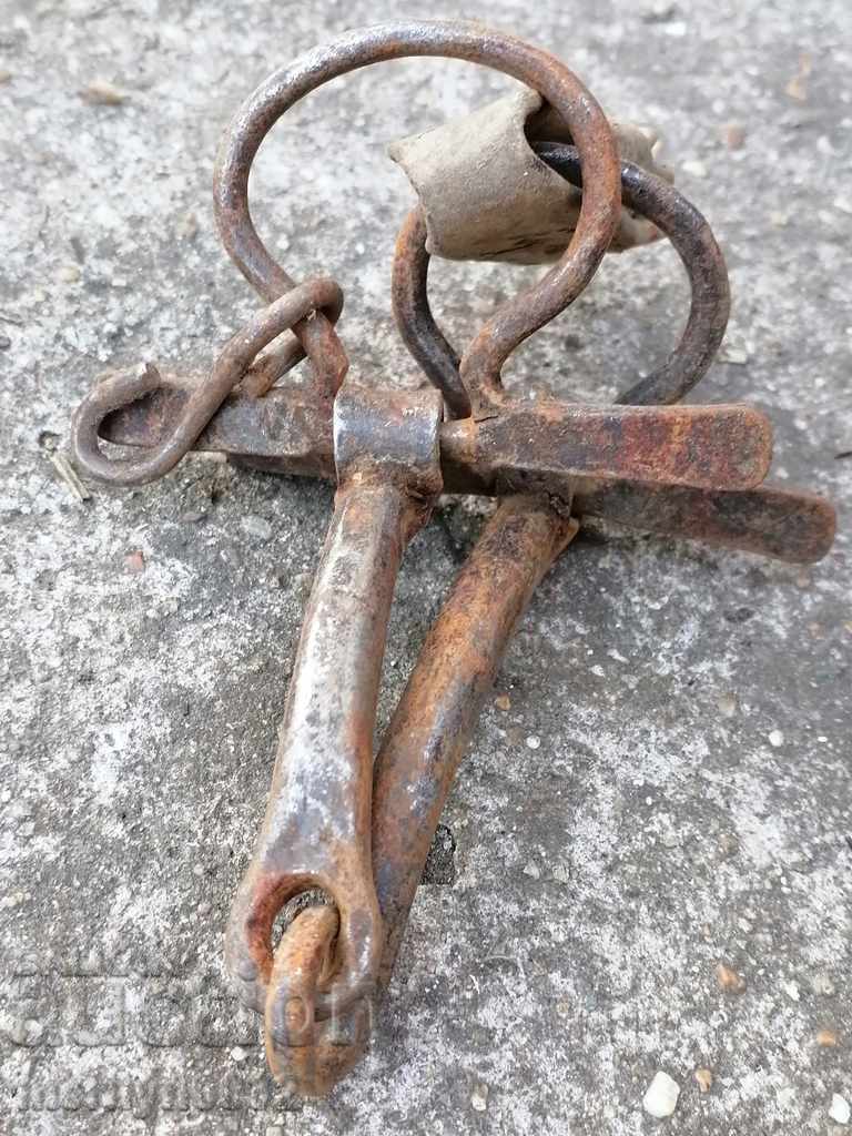 Antique reins, wrought iron reins - 7 Antique reins, wrought iron reins - 7