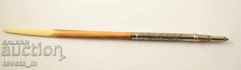 Старинен молив с държач от слонова кост