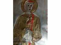 Veche icoană a Sfântului Arhidiacon Ştefan cu accesorii