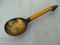№ * 5093 old large decorative wooden spoon