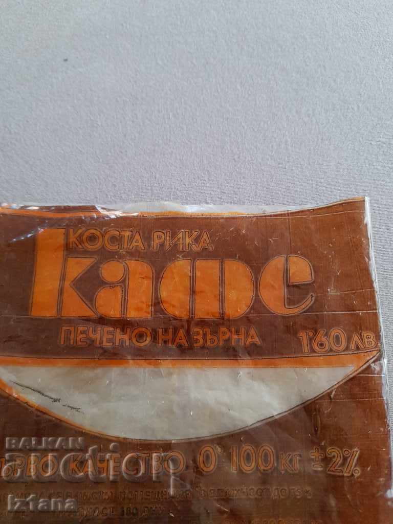 Old packaging Coffee Costa Rica with price 7.00 BGN | € 3.58 Old packaging Coffee Costa Rica with price 7.00 BGN | € 3.58