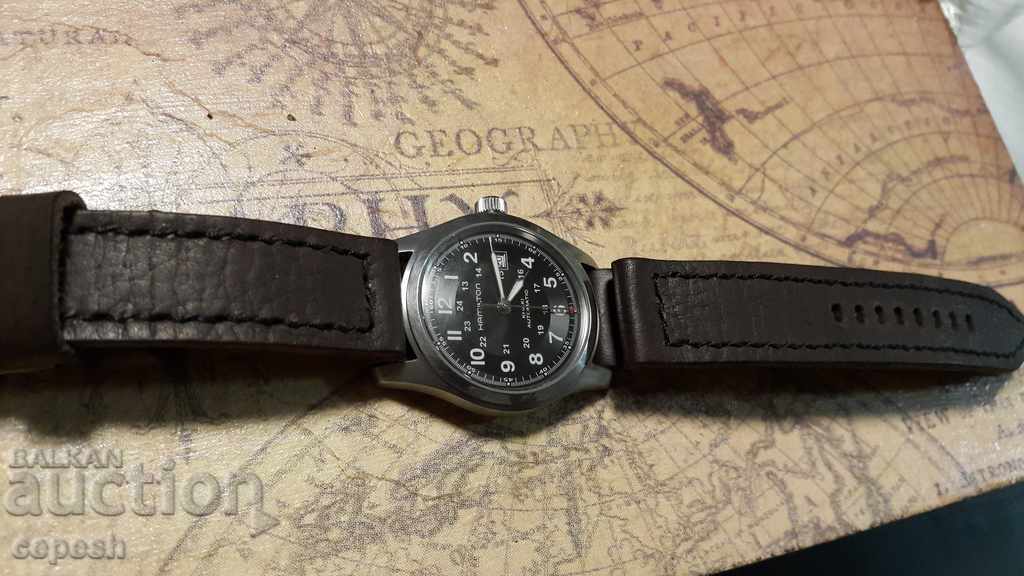 Leather watch strap 22mm Genuine leather by hand 684 - 7 Leather watch strap 22mm Genuine leather by hand 684 - 7