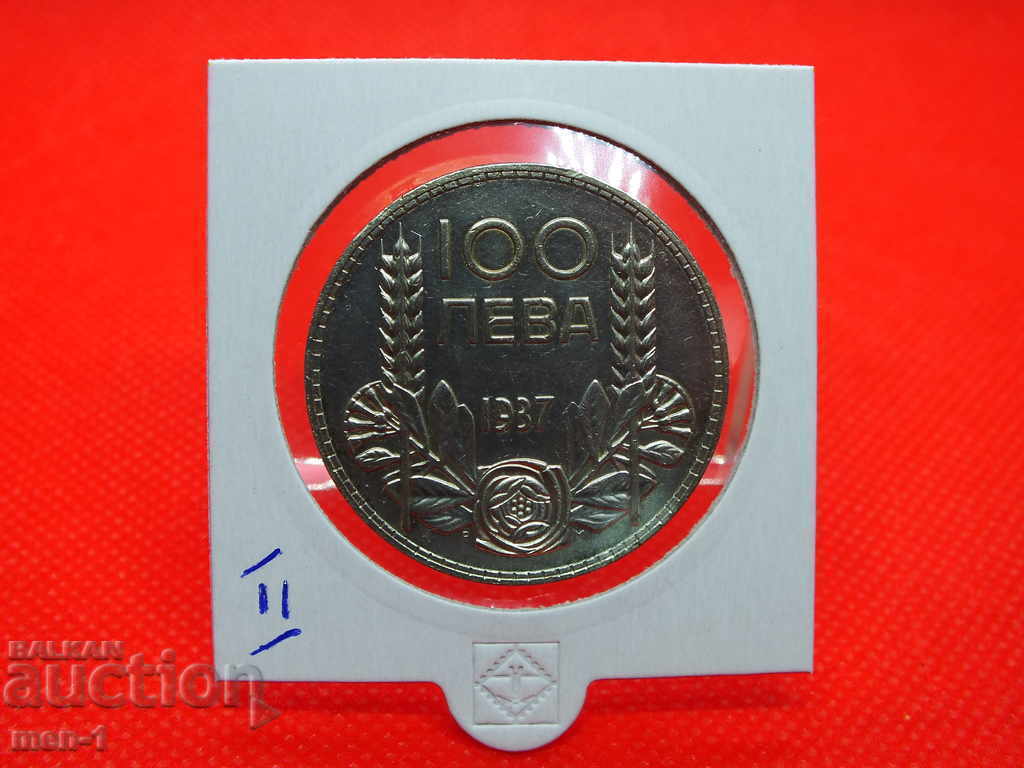 100 LEVA - 1937 ANUL