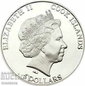 SILVER-Cook Islands 2012 $5 PGA TOUR -RARE!!! with price 268.00 BGN | € 137.03