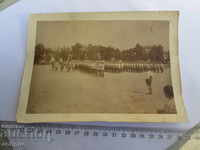 OLD PHOTO general, soldiers parade