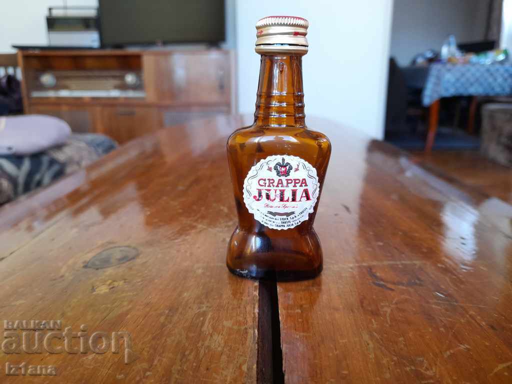 Old bottle, Grappa Julia bottle Old bottle, Grappa Julia bottle
