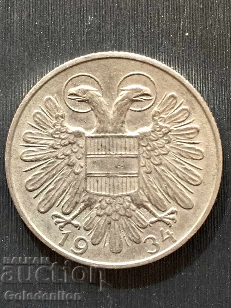 Австрия- 1 шилинг 1934