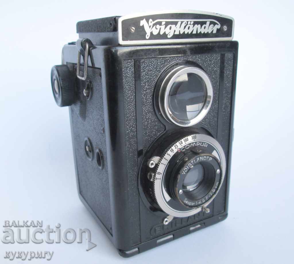 Rare old camera VOIGTLANDER BRILLANT Germany with price 170.00 BGN | € 86.92 Rare old camera VOIGTLANDER BRILLANT Germany with price 170.00 BGN | € 86.92