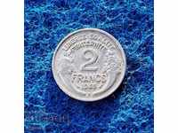 2 franci Franța 1948