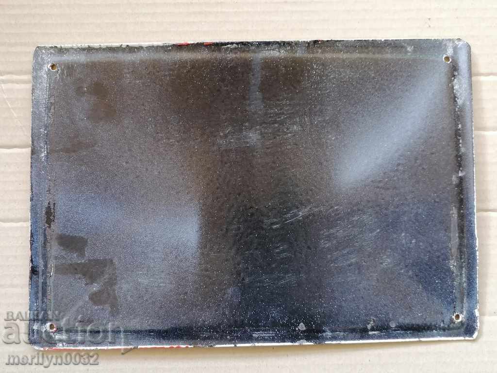 Παράδοση Σμάλτο πλάκα NRB