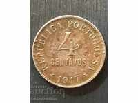 Portugal- 4 cents 1917 Rare!