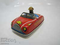 OLD SOC HUNGARIAN PLATE MECHANICAL TOY TORPEAUTO