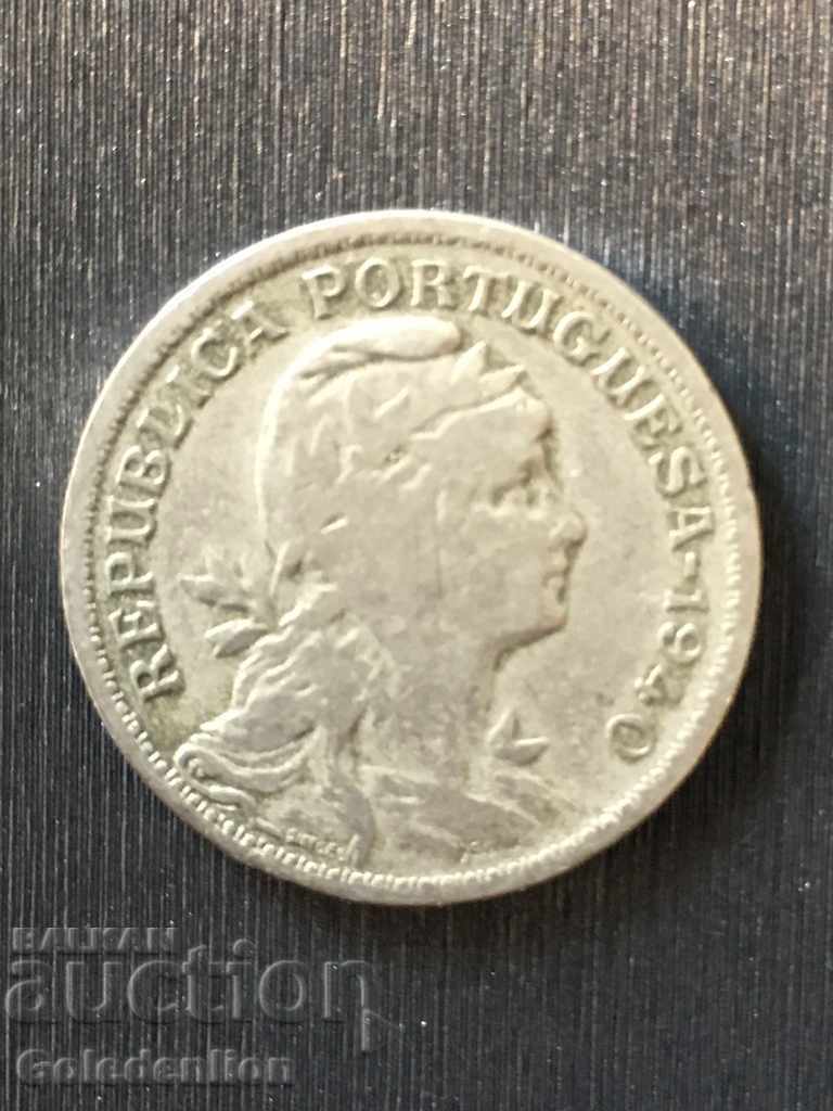 Португалия- 50 центаво 1940 Рядка!