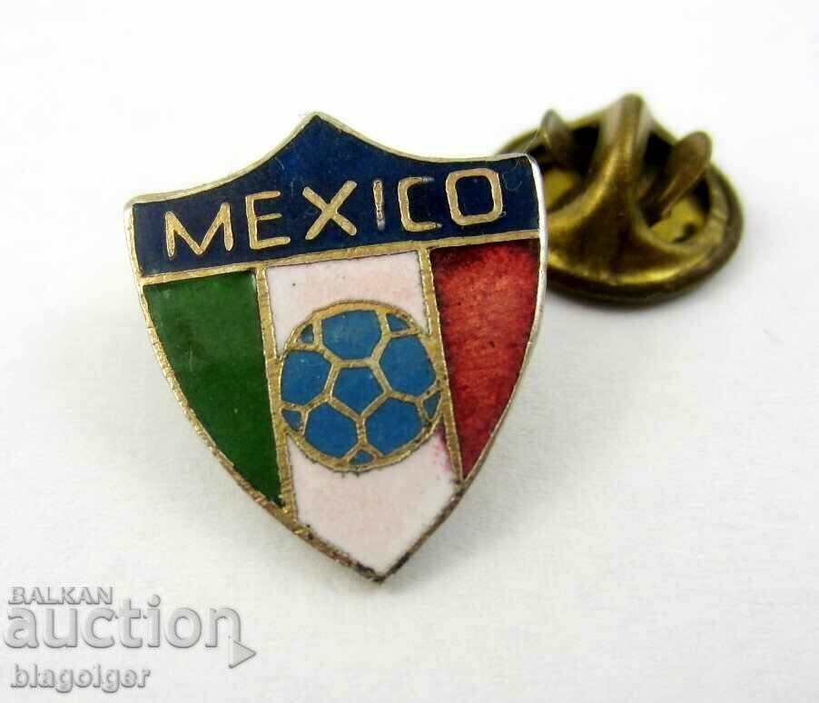 OLD SOCCER BADGE-MEXICO SOCCER FEDERATION with price 11.99 BGN | € 6.13 OLD SOCCER BADGE-MEXICO SOCCER FEDERATION with price 11.99 BGN | € 6.13