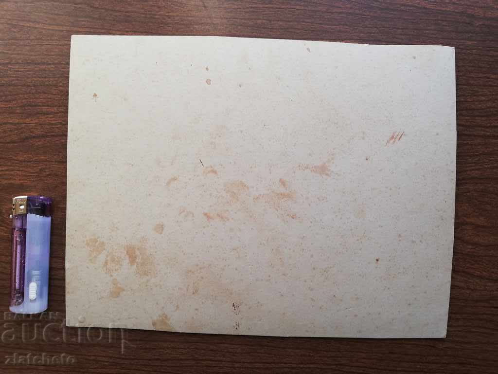 Auction  Old photo Hard cardboard