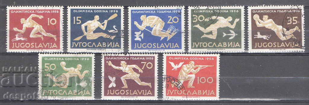 1956. Iugoslavia. Jocurile Olimpice, Melbourne - Australia.