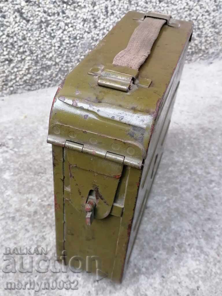 Box for cartridges, cartridge box for machine gun Maxim USSR with price 63.00 BGN | € 32.21 Box for cartridges, cartridge box for machine gun Maxim USSR with price 63.00 BGN | € 32.21