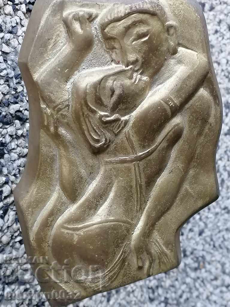 Ornamente metalice turnate figura basorelief din bronz cu preț 179.00 BGN | € 91.52 Ornamente metalice turnate figura basorelief din bronz cu preț 179.00 BGN | € 91.52