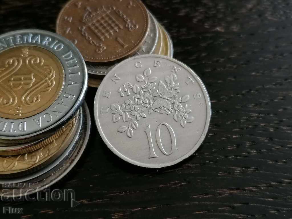 Coin - Jamaica - 10 cents 1972 with price 7.25 BGN | € 3.71 Coin - Jamaica - 10 cents 1972 with price 7.25 BGN | € 3.71