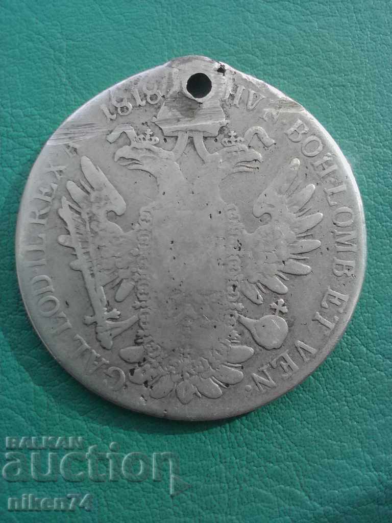 monedă de argint 1 taler 1818 Austro-Ungaria