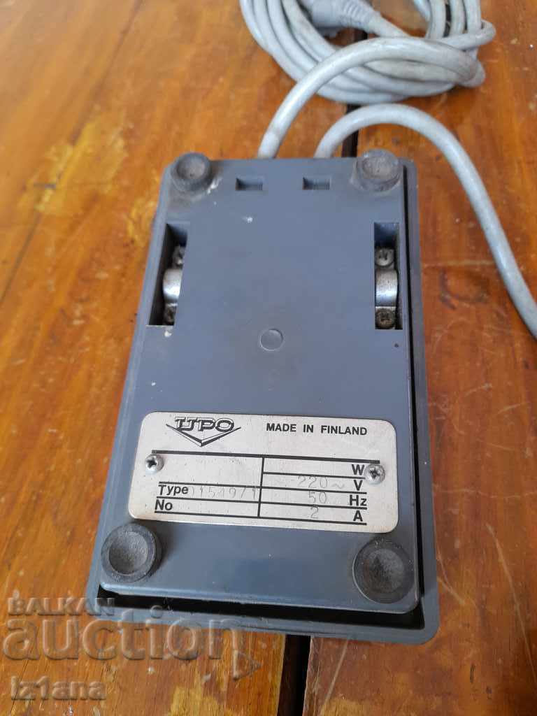 Auction Old UPO control pedal Auction Old UPO control pedal