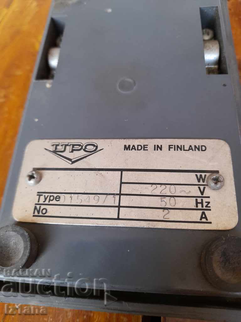 Delivery of Old UPO control pedal Delivery of Old UPO control pedal