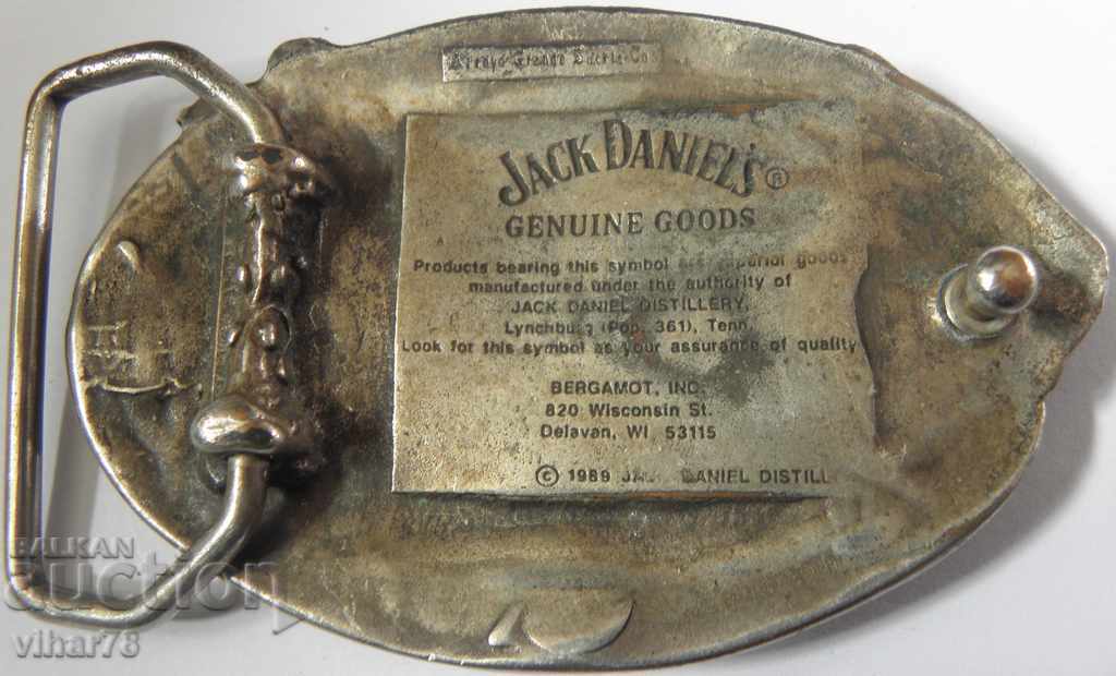 Delivery of Toka- buckle-JACK DANIELS