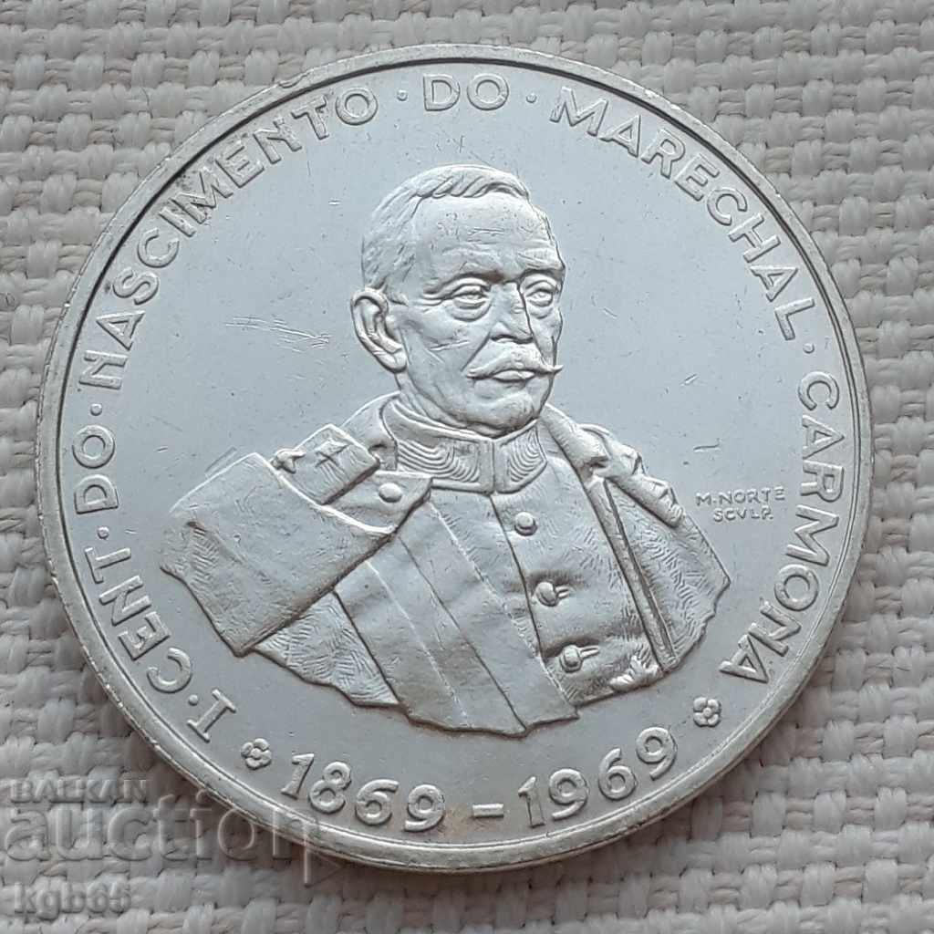 50 Escudos 1969 Portugal. Rare coin