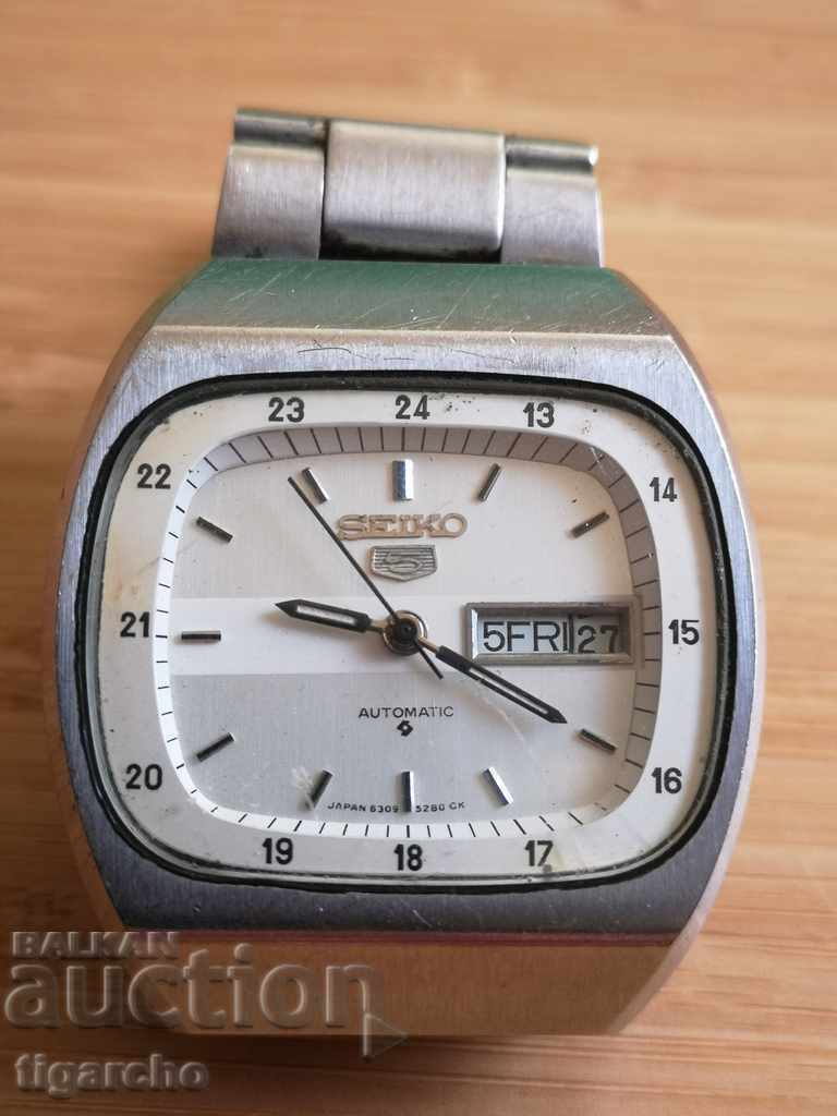 Seiko 5 automatic watch with price 120.00 BGN | € 61.36 Seiko 5 automatic watch with price 120.00 BGN | € 61.36
