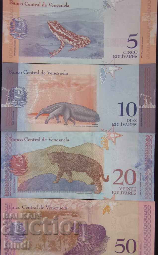 Bancnote Lot Venezuela 2018 UNC cu preț € 5.11 | 9.99 BGN