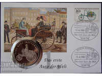 Numisbrief: Germany Karl Benz 1886 - 1996 Silver UNC